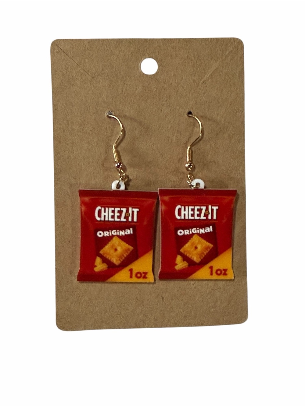 Original Mini Bag Dangle Earrings - Red
